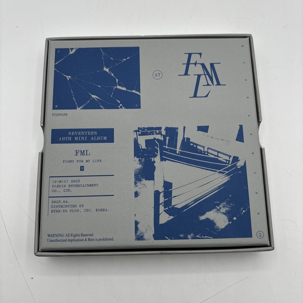 Seventeen FML 10th Mini Album Fight For My Life‎ Kpop with Poster Photocard